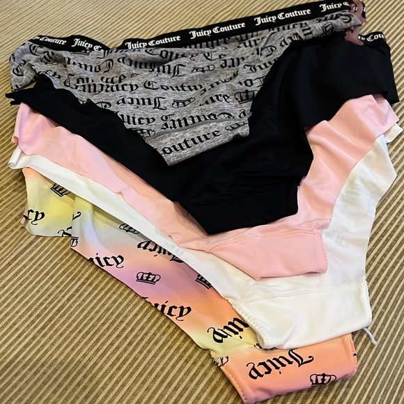JUICY COUTURE Women’s  5 Pack No Panty Line Panties Size L NWT - Picture 4 of 4